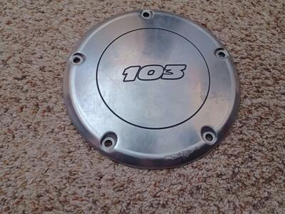 Harley Davidson Derby Cover 103 With Gasket, cover for Dyna