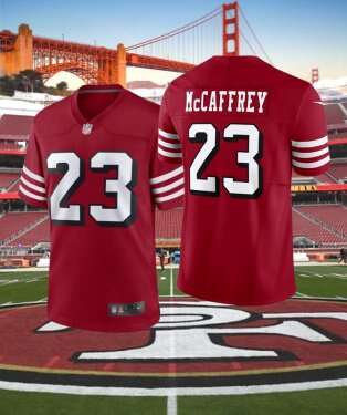 New San Francisco 49ers Christian McCaffrey Jersey