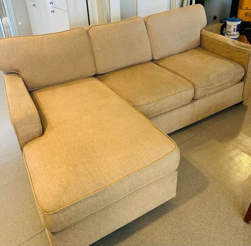 Couch with reversible chaise sectional FREE