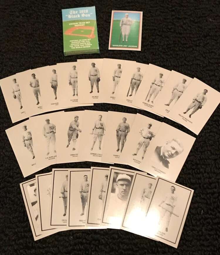 1919 "Black Sox" Reprint Sets - Baseball Cards