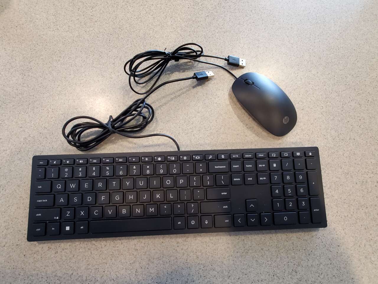 HP Lifestyle wired Keyboard and Mouse