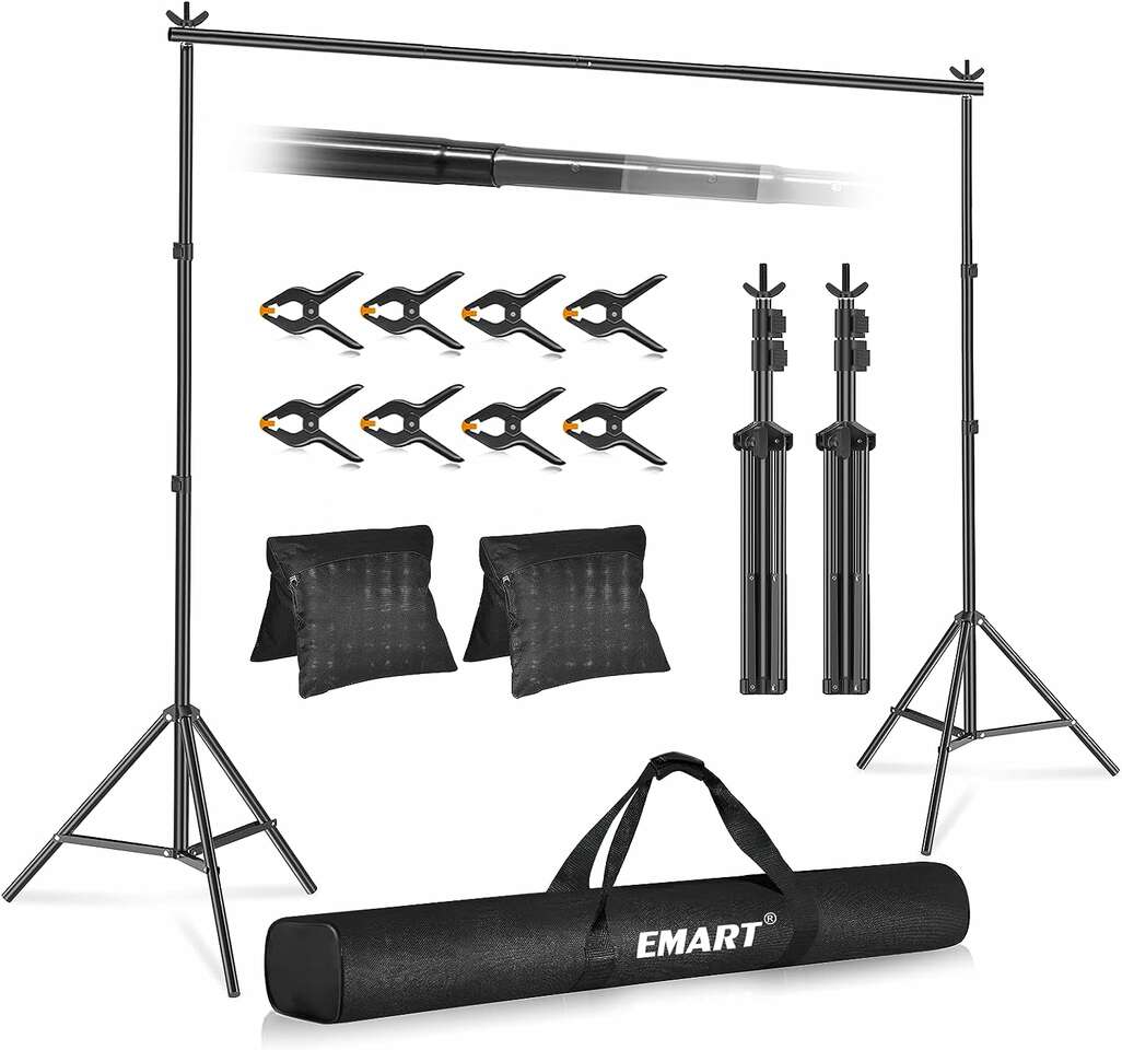 New Emart Backdrop Stand 10x7ft(WxH… Electronics