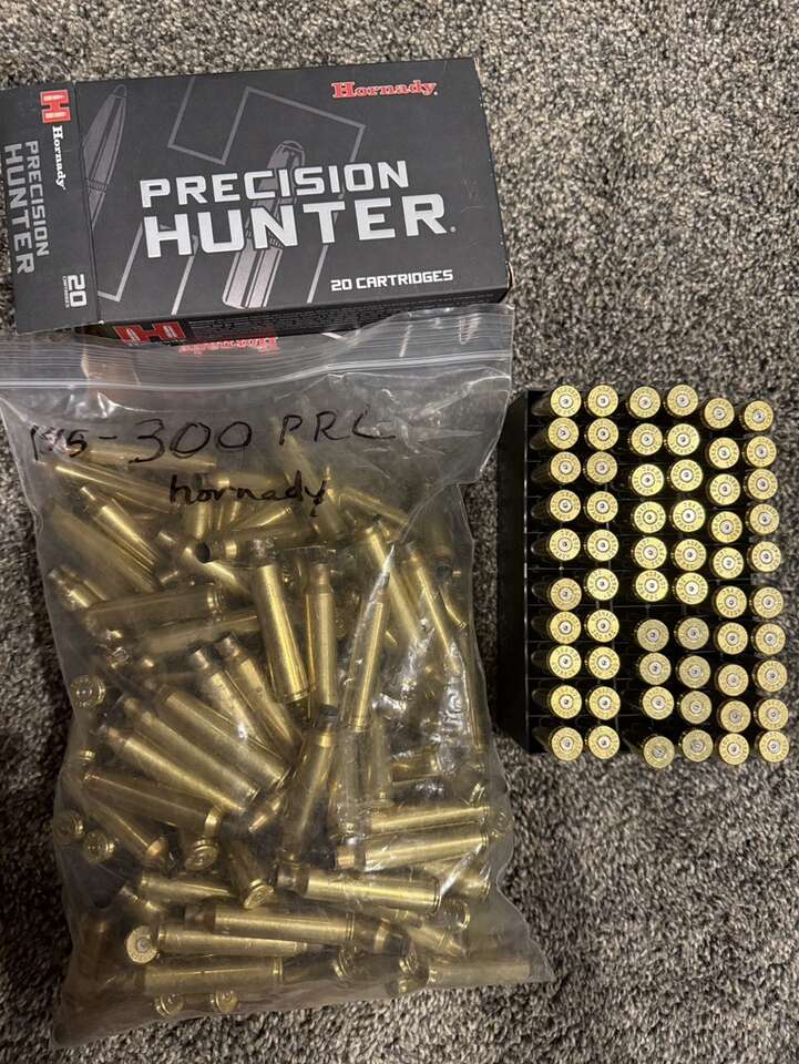 300 PRC Hornady Once Fired Brass (205)