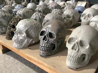 Concrete Skulls
