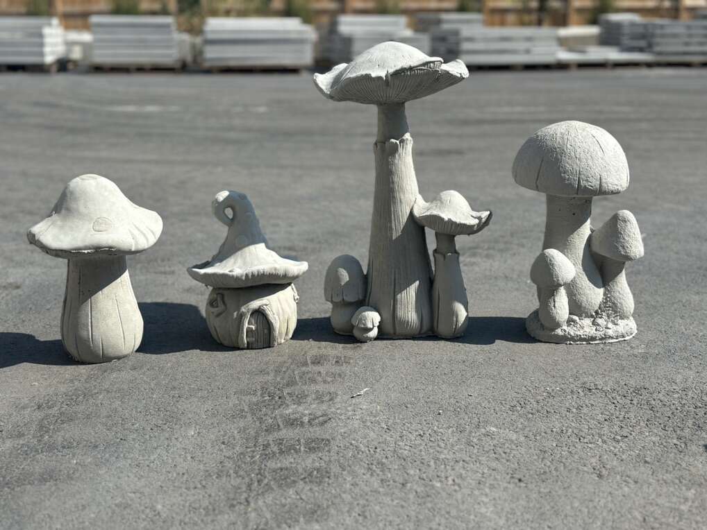 Concrete Mushroom Yard•Patio Decor
