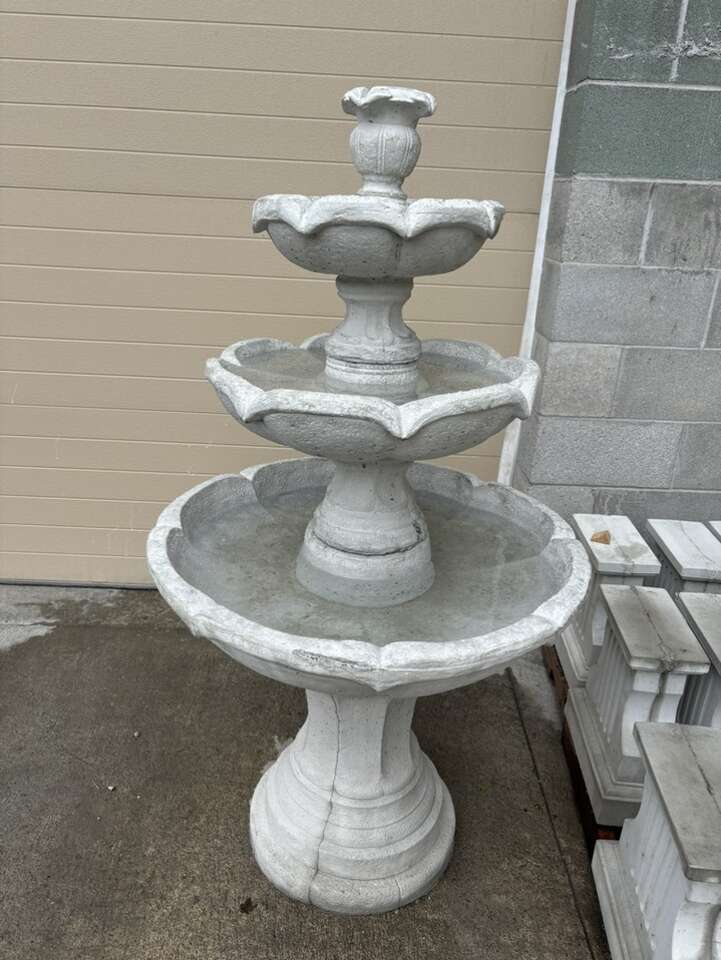 3 Tier Concrete Fountain
