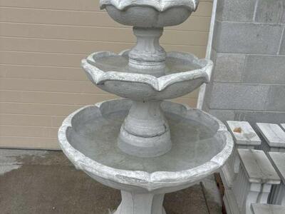 3 Tier Concrete Fountain
