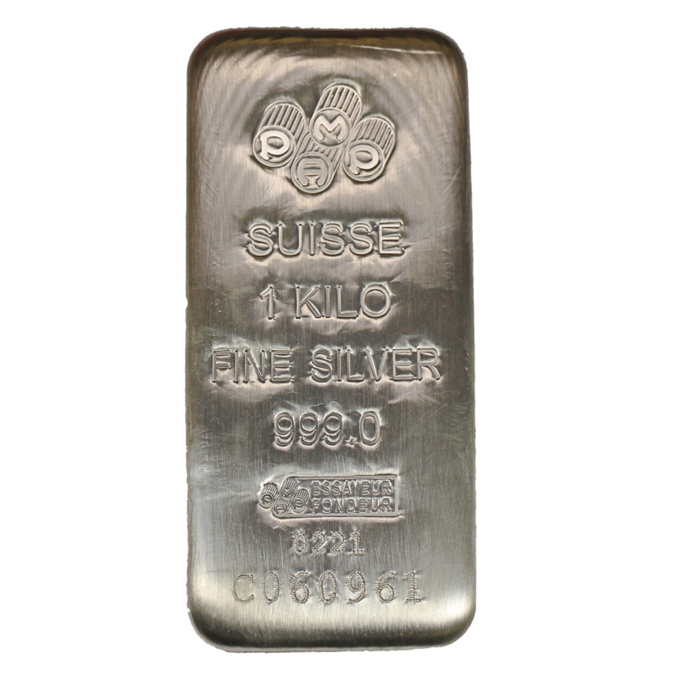 PAMP Kilo Silver Bar New