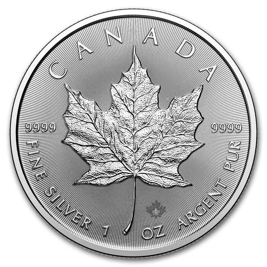 2025 Silver Canadian Maple Leaf NEW ARRIVAL