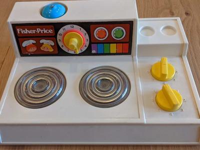 Vintage 1978 Fisher Price Magic Burner Stove Top