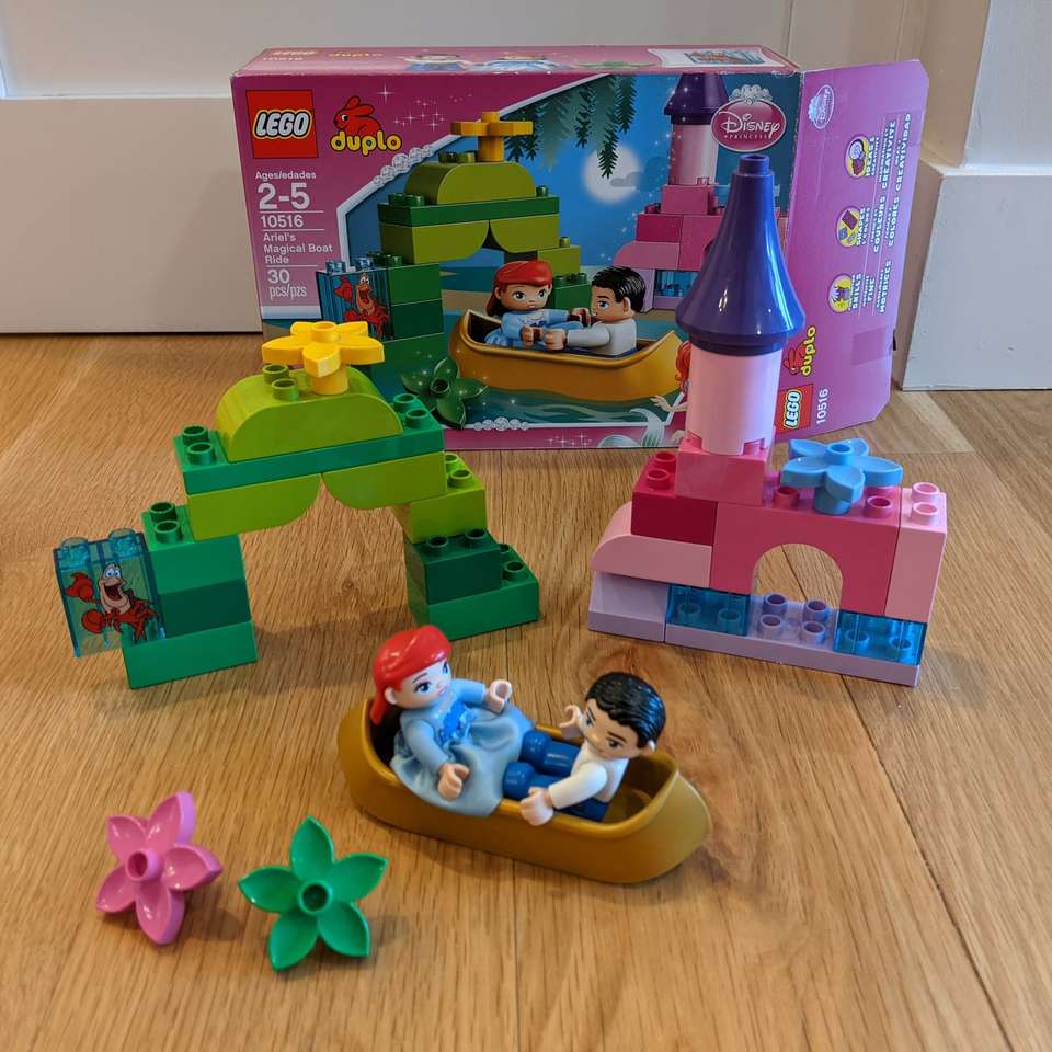 Lego Duplo Ariel's Magical Boat Ride COMPLETE SET
