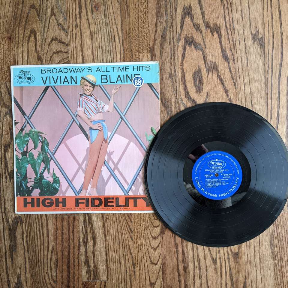 Broadway's All Time Hits Vivian Blaine Record