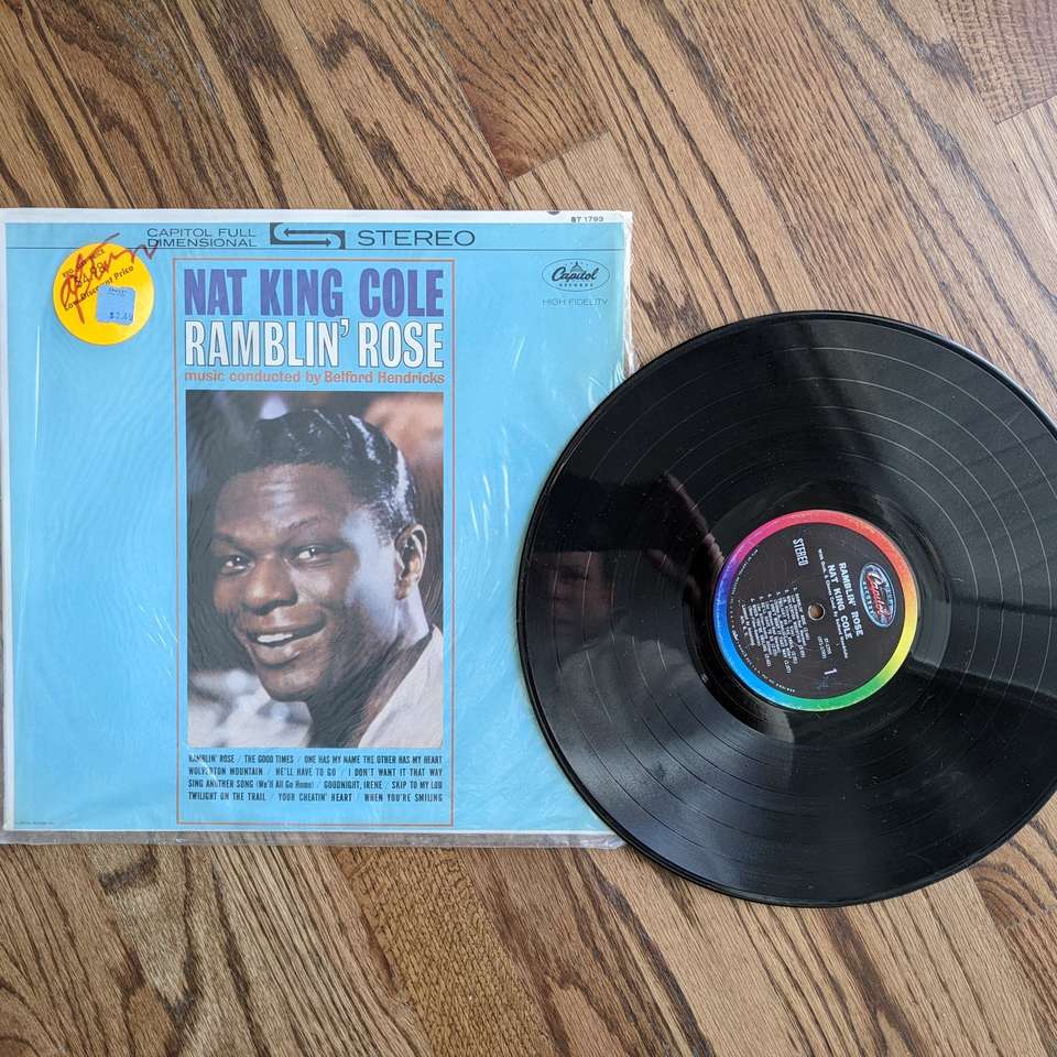 Nat King Cole Ramblin' Rose Vinyl LP Record