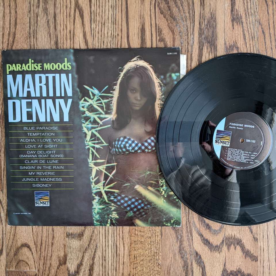 Martin Denny Paradise Moods Vinyl LP Record