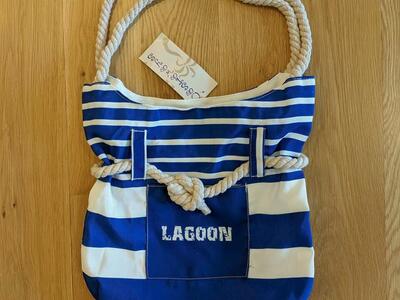 *NEW* Lagoon Bag Blue/White Stripe