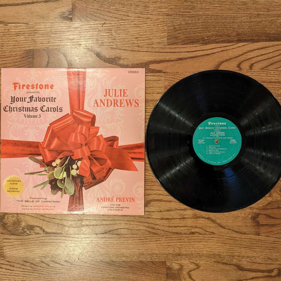 Julie Andrews Christmas Carols LP Vinyl Record