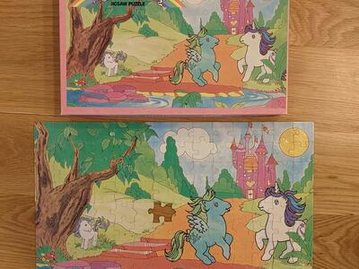 Vintage 1984 My Little Pony Puzzle 125 pieces
