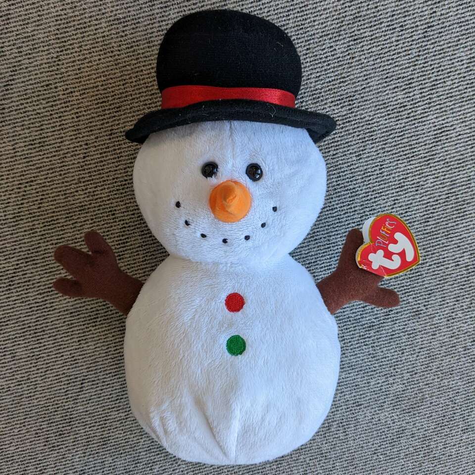 TY Plush Snowman Twigs