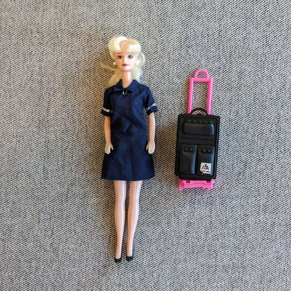Barbie size doll Flight Attendant Toys