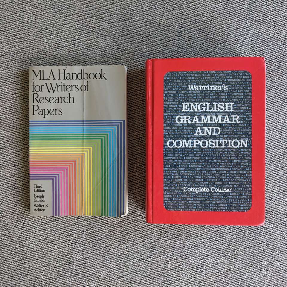 MLA Handbook & English Grammar & Composition Book