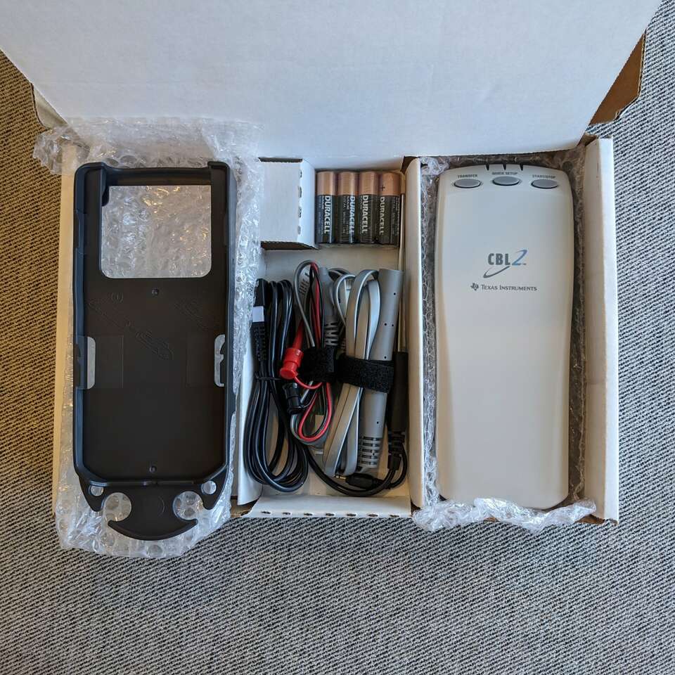 NEW Texas Instruments CBL 2 System & Three Sensors