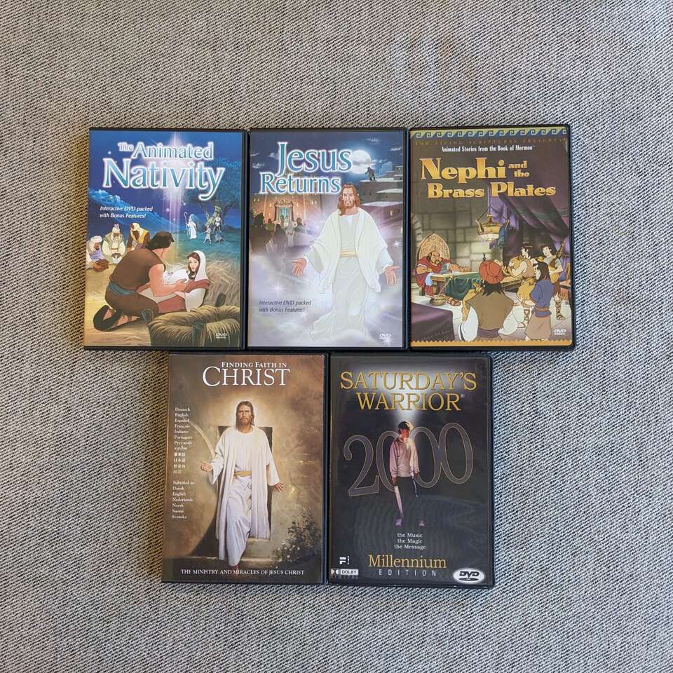 DVDs Animated Stories Jesus, Book of Mormon, More