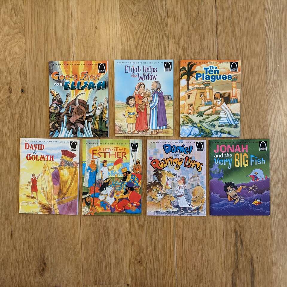 7 Children's Bible Story Books