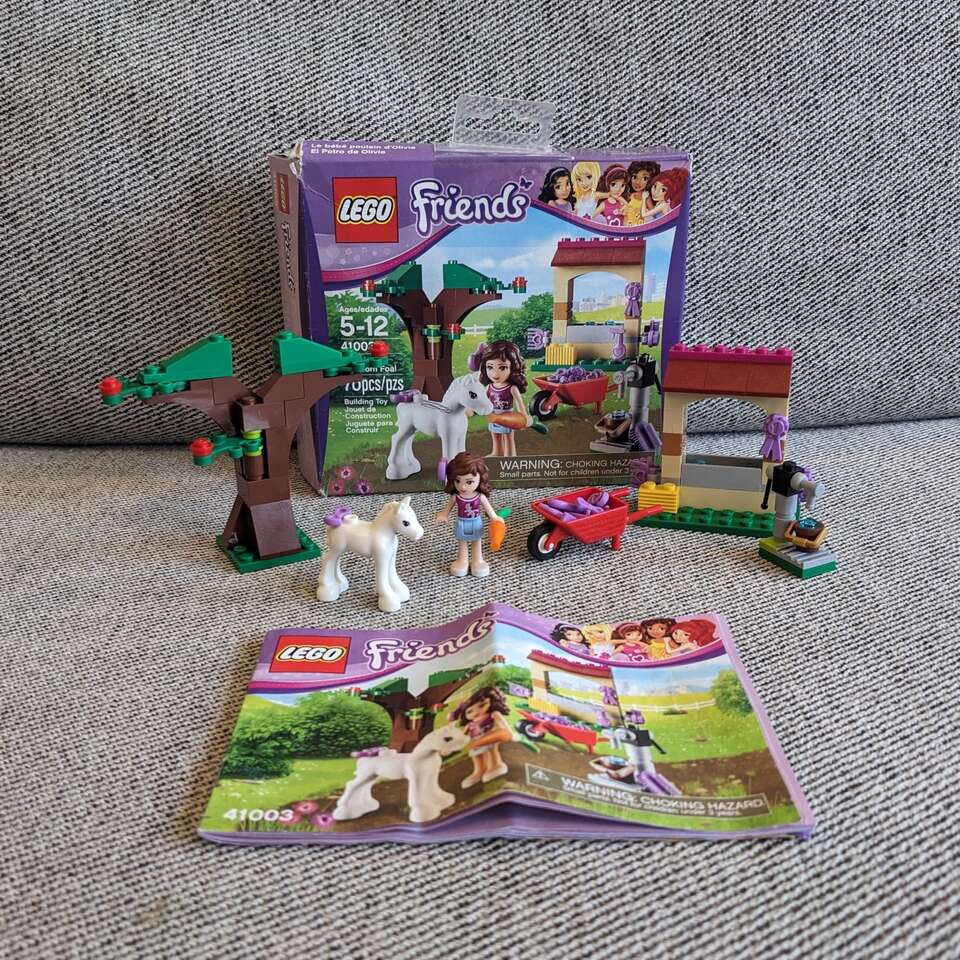 Lego Friends Olivia's Newborn Foal *COMPLETE*