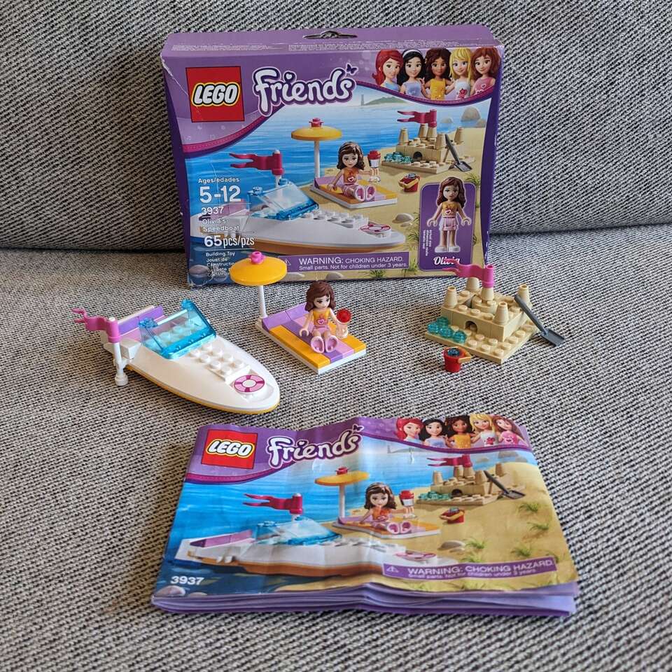 Lego Friends Olivia's Speedboat *COMPLETE*