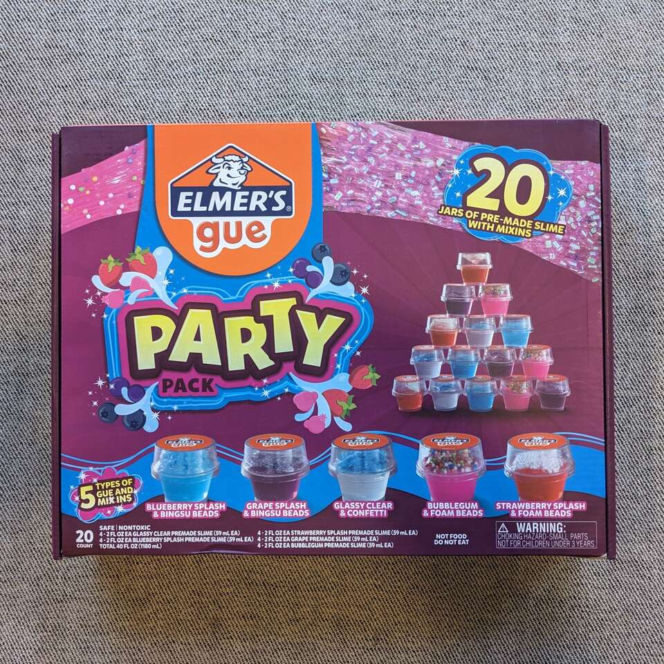 NEW! Slime Set 20 Piece Party Pack Elmer's Glue