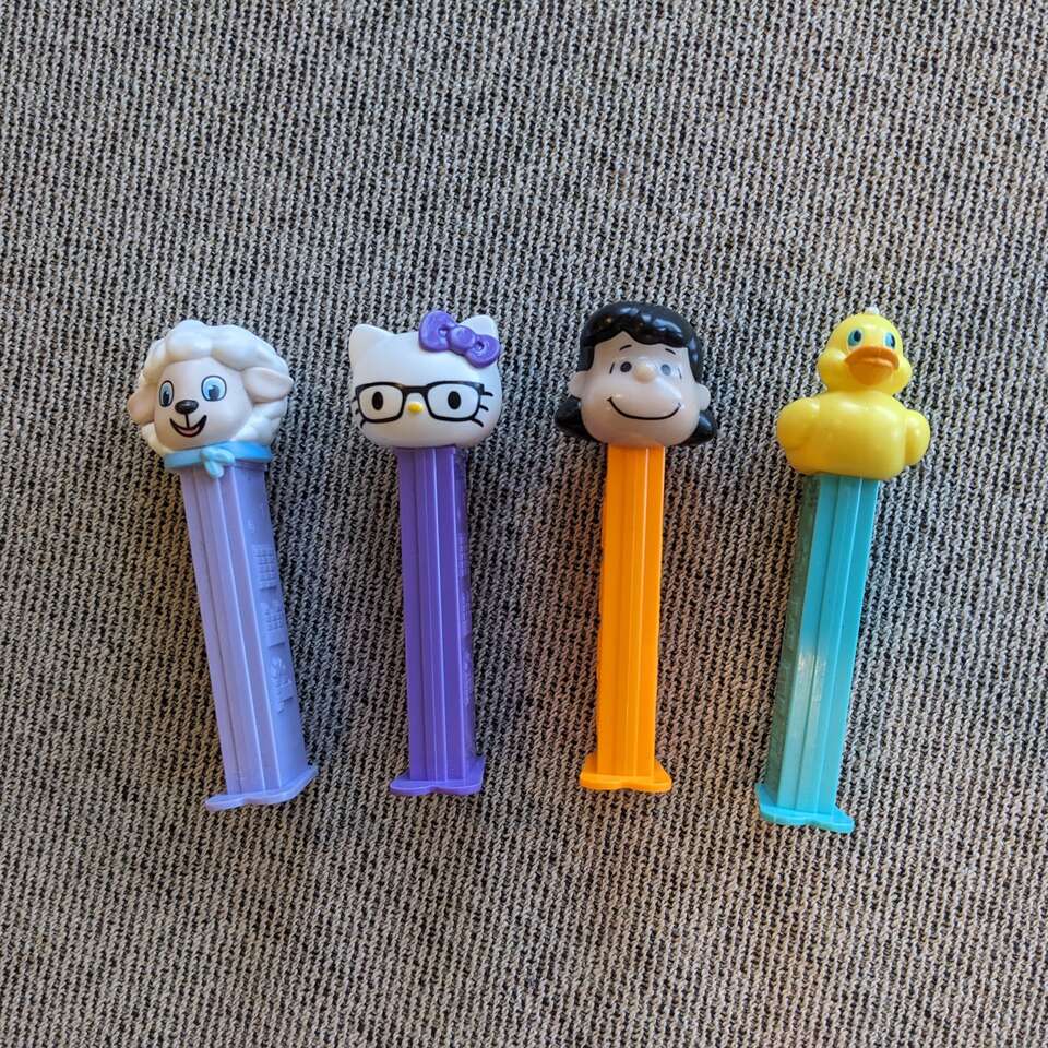 4 Pez Dispensers