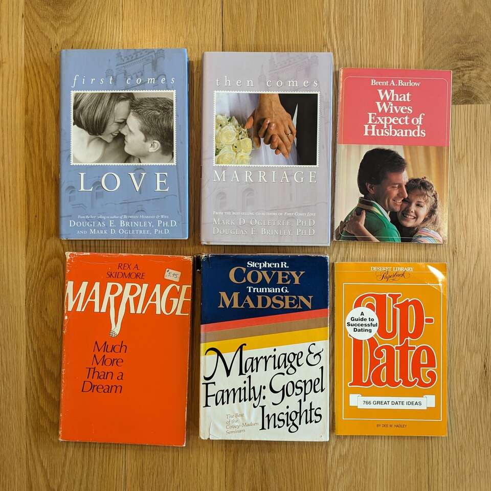 Collection of Dating & Marriage LDS Church Books