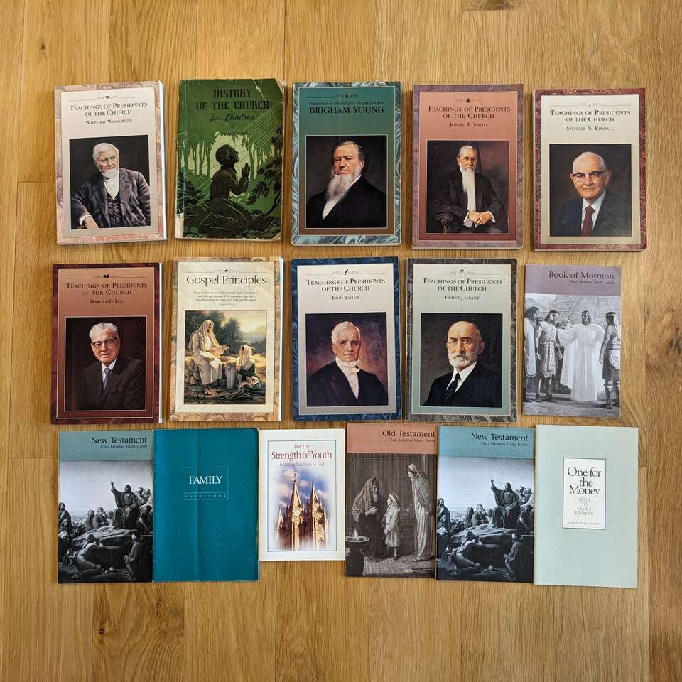 Collection of LDS Church Books & Manuals
