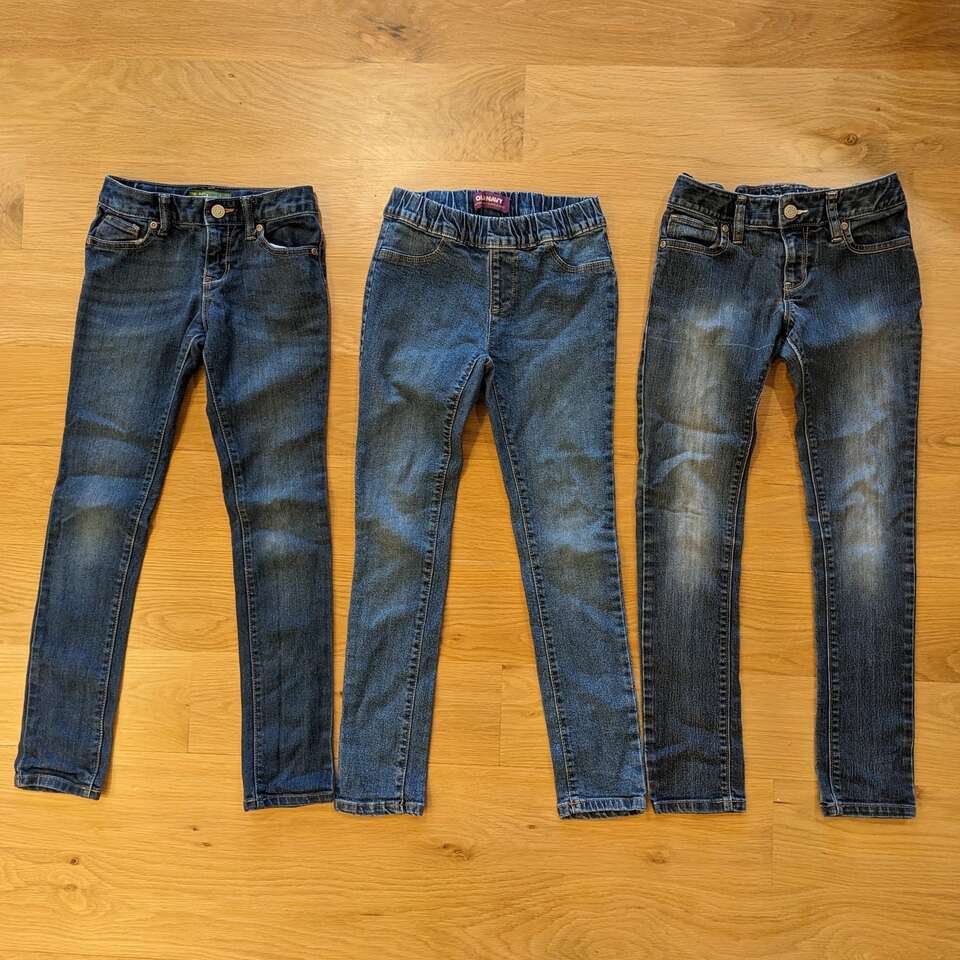 3 Pairs of Old Navy Jeans Girl Clothes - size 8