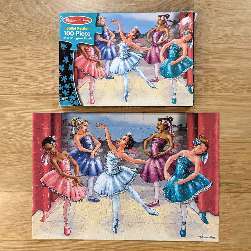 Melissa & Doug 100 Piece Puzzle Ballet Recital