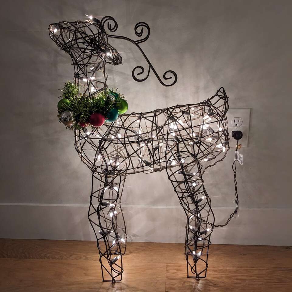 Lighted Pre-Lit Christmas Reindeer