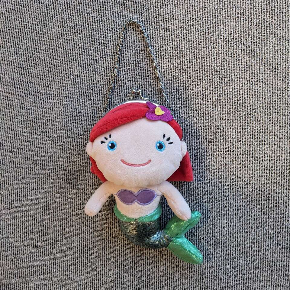 Disney Ariel The Little Mermaid Plush Purse