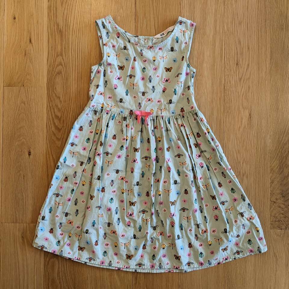 Spring Flower Butterfly Bug Dress - size 8