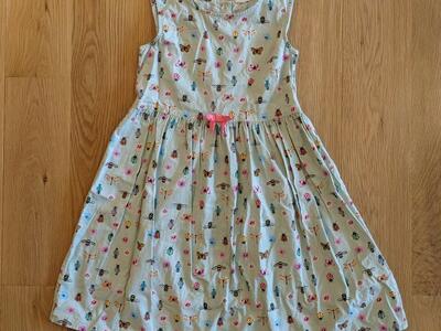 Spring Flower Butterfly Bug Dress - size 8