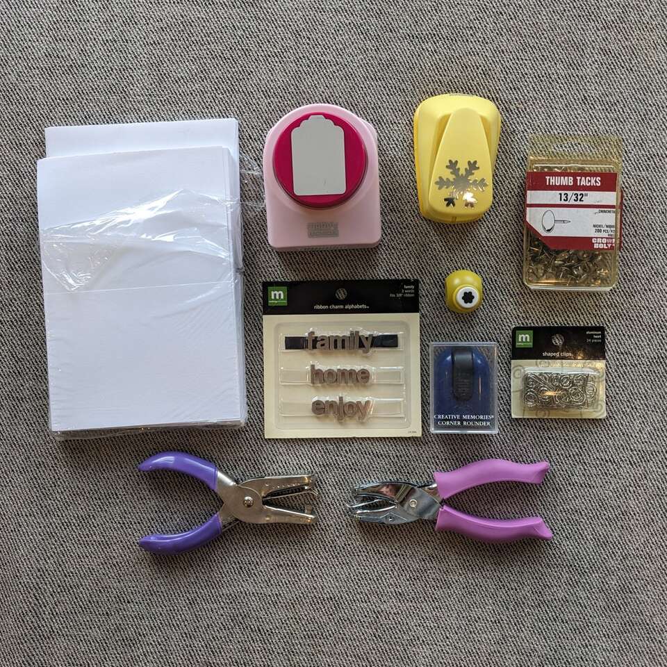 Creative Memories, Marvy Uchida, supplies, cards