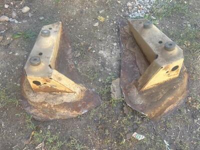 1955 Chevy Wagon Rear Seat Brackets