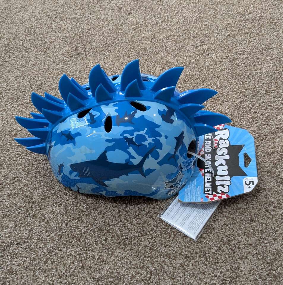 Raskullz Sharkmo Boys Bike Helmet