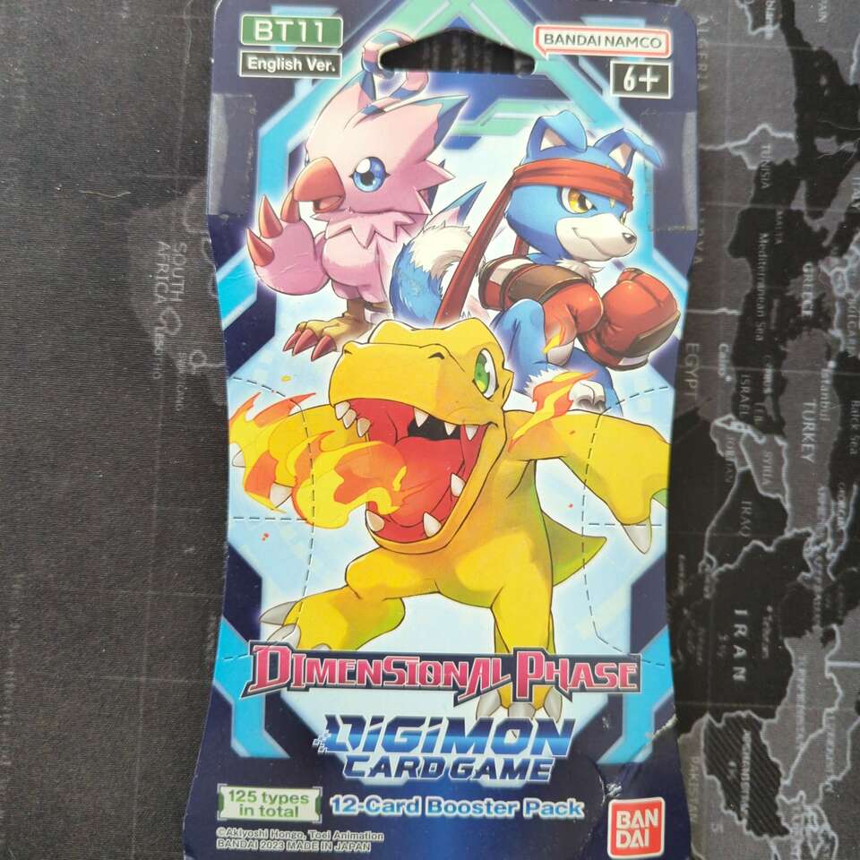 Digimon dimensional phase 12 card booster pack