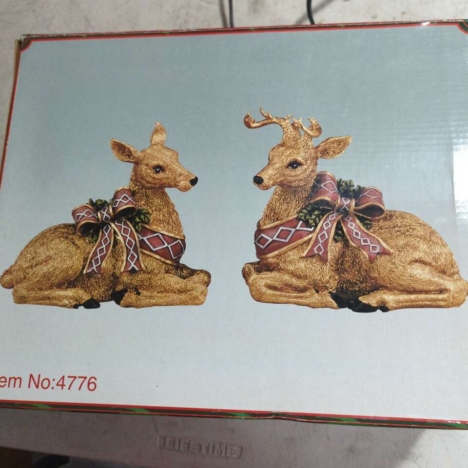 Christmas deer decorations