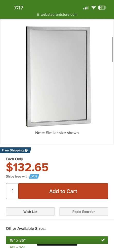 Bobrick Mirror