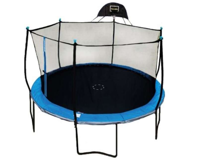 14' Trampoline with basketball hoop- still in box