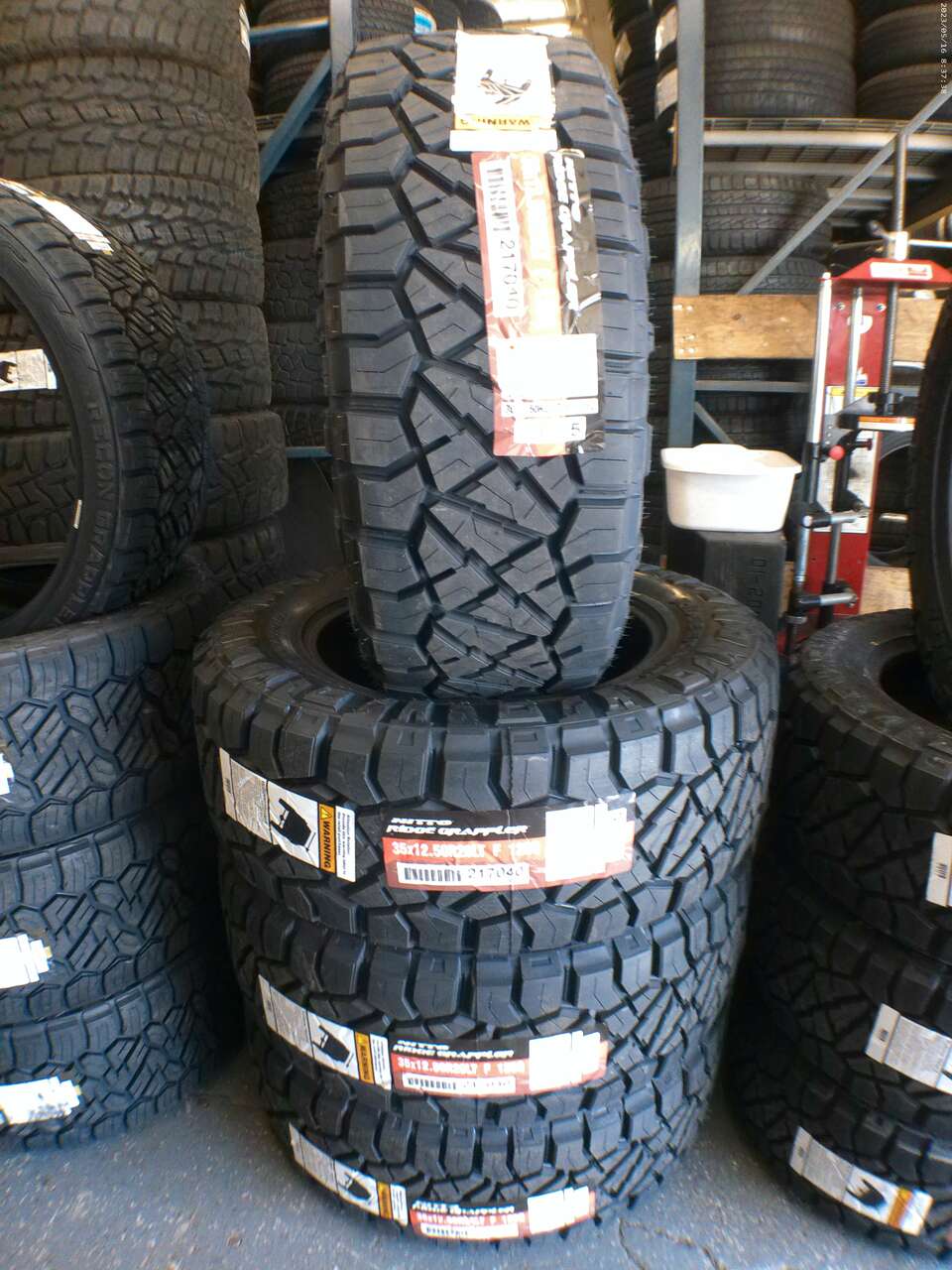 35X12.50R20LT NITTO RIGE GRAPPLER LOAD RANGE F 12PLY.