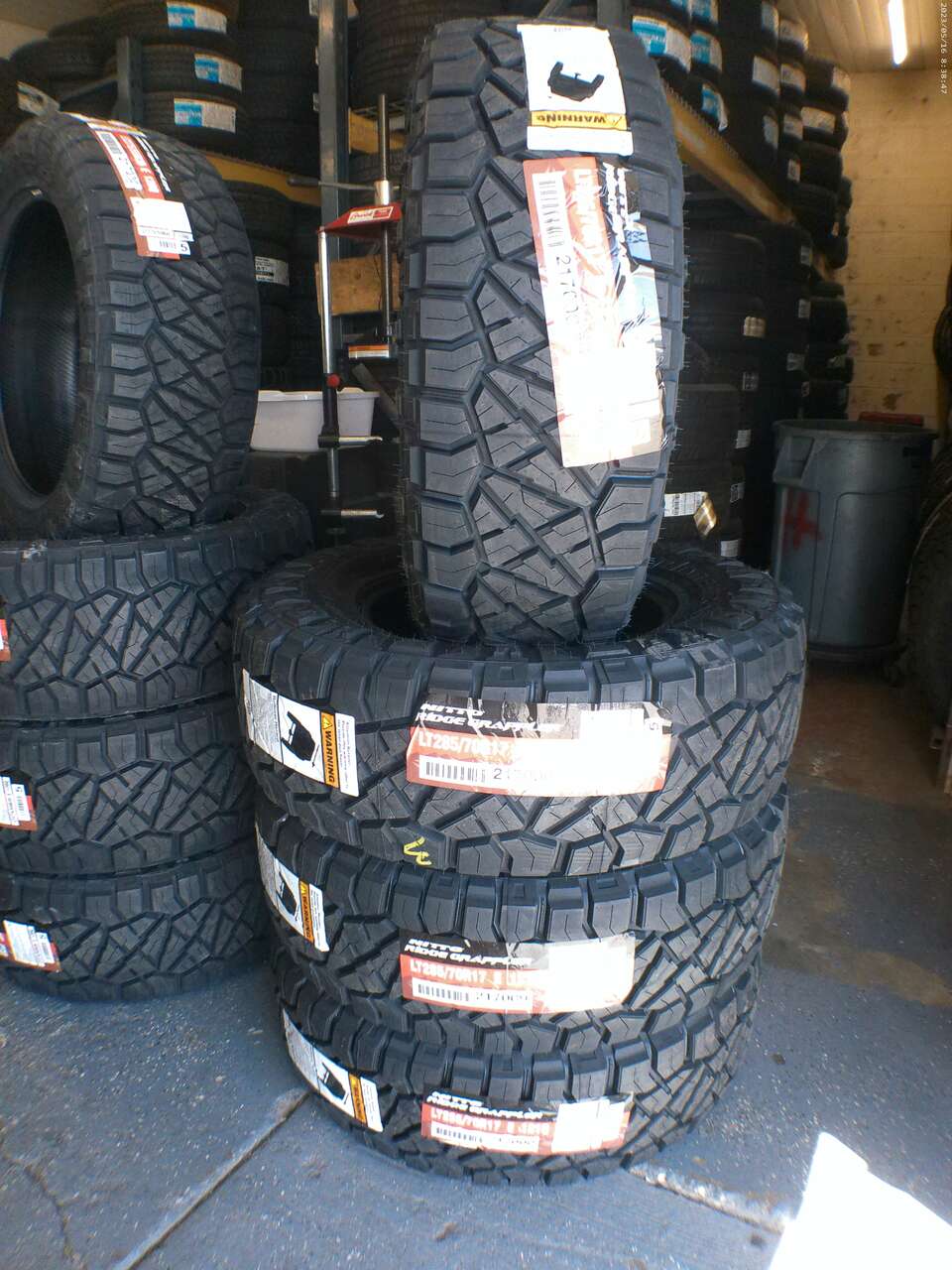LT285/70R17 NITTO RIGE GRAPPLER LOAD RANGE E 10PLY.