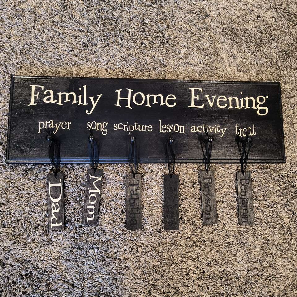 Family Home Evening Board