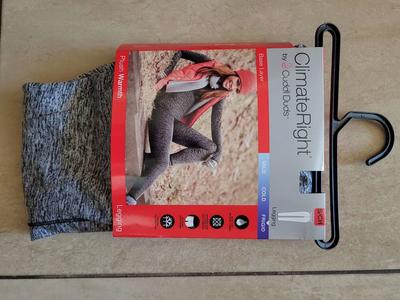 BRAND NEW CUDDL DUDS FLEECE LINED LEGGINGS